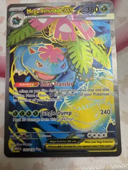 Mega Venusaur Ex 155/132 - Full Art Ultra Rare - Pokemon TCG: Mega Evolution NM - Image 1