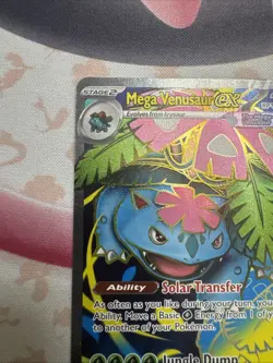 Mega Venusaur Ex 155/132 - Full Art Ultra Rare - Pokemon TCG: Mega Evolution NM - Image 3