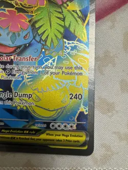 Mega Venusaur Ex 155/132 - Full Art Ultra Rare - Pokemon TCG: Mega Evolution NM - Image 5