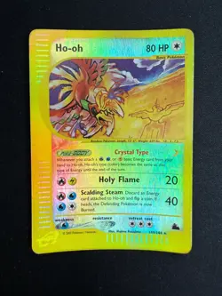 Pokemon Ho-Oh 149/144 Skyridge Rare Holo Reverse Unlimited Wizards ENG Vintage - Image 1