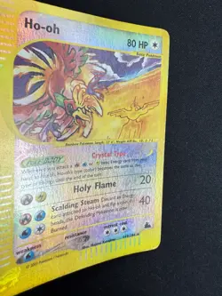 Pokemon Ho-Oh 149/144 Skyridge Rare Holo Reverse Unlimited Wizards ENG Vintage - Image 5