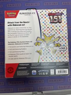Pokemon TCG: Scarlet & Violet-151 Alakazam ex Collection Booster Box 820650855269 - Image 2