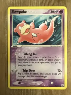 Pokemon TCG Slowpoke EX Unseen Forces 72/115 Regular Common NM - Image 1