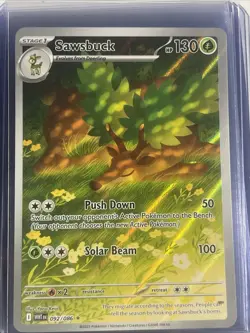 Pokemon TCG Sawsbuck 092/086 Illustration Rare SV10.5: White Flare NM - Image 1