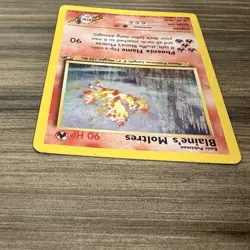 Blaine's Moltres - 1/132 Gym Heroes - WOTC Holo Rare - Pokemon TCG - MP - Image 5