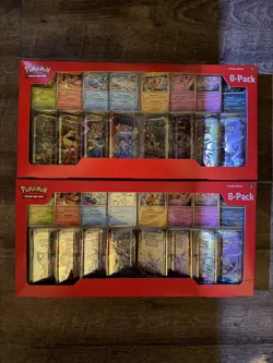 Lot of 2 Pokemon TCG Prismatic Evolutions 8 Mini Tins Bundle from Costco Eevee - Image 1