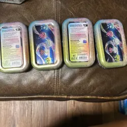 Pokemon Paldean Fates Mini Tins x 4 - Empty Tins - Image 2