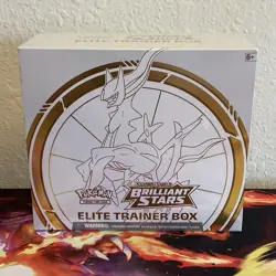 Pokemon TCG Sword & Shield Brilliant Stars Elite Trainer Box ETB Sealed 820650850127 - Image 1