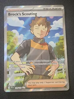 2025 Pokemon SV Journey Together JTG EN Brock's Scouting #179/159 - Image 1