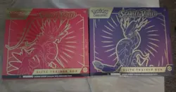 Unopened Pokemon Scarlet And Violet Base Set Elite Trainer Boxes ETB Bundle - Image 3