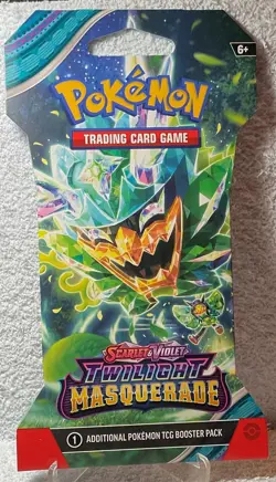2024 POKEMON TGC: SCARLET AND VIOLET TWILIGHT MASQUERADE: SLEEVED BOOSTER PACK - Image 1