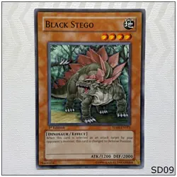 Black Stego - SD09-EN013 - Common 1st Edition Yugioh - Image 1