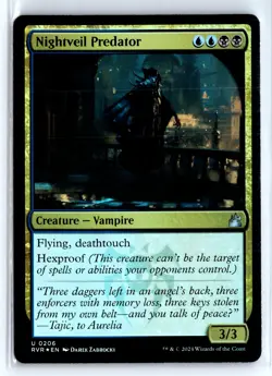 FOIL Nightveil Predator Ravnica Remastered - MTG Magic the Gathering Card - Image 1