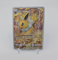 Custom HOLO Jolteon Card Jolteon Trading Card READ DESCRIPTION BELOW - Image 1