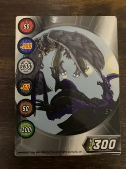 Bakugan BA115a-NO-SM 2006 NORMAL (untitled) Metal Gate Card - HSP 300 - Image 1