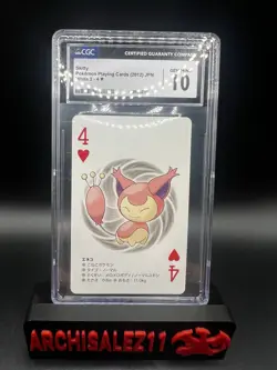Skitty White Kyurem Deck Poker Playing Card CGC 10 Pokemon Japanese Gem Mint - Image 1