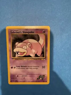 Gym Heroes Sabrinas Slowbro Slowpoke Pokemon Card Vintage WOTC NM Near Mint - Image 2