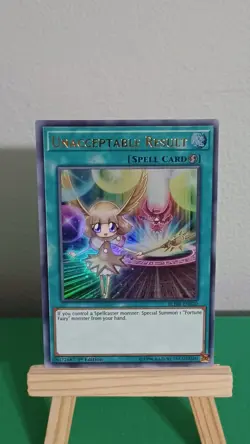 2019 Yugioh Unacceptable Result Spell Card BLHR-EN020 Ultra Rare Hero's Revenge - Image 1