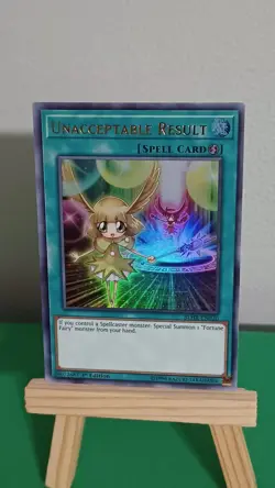 2019 Yugioh Unacceptable Result Spell Card BLHR-EN020 Ultra Rare Hero's Revenge - Image 2