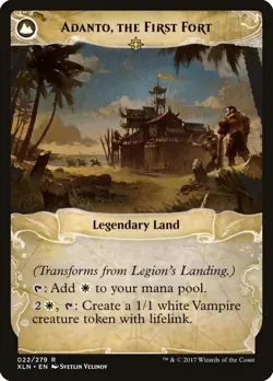 MTG Legion's Landing - Adanto, the First Fort NM Ixalan XLN English Magic card - Image 2