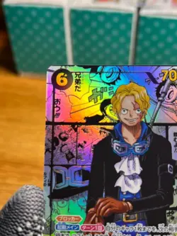 Sabo OP13-120 SEC Manga Alt Art Carrying on His Will ONE PIECE Card - Image 4