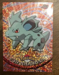Pokemon TCG 2000 Topps Chrome Nidorina Card #30 NM Near Mint - Image 1