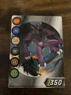 BAKUGAN Battle Brawler SERIES 1 Metal Gate Card BA121a HSP 350 2006 - Image 1