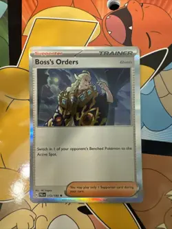 SV02: Paldea Evolved Boss's Orders #172/193 holo POKEMON CARD Rare - Image 1