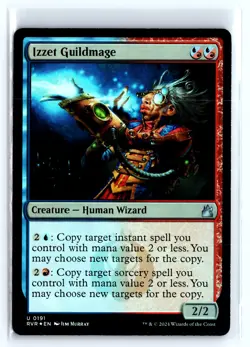 FOIL Izzet Guildmage Ravnica Remastered - MTG Magic the Gathering Card - Image 1