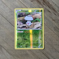 REVERSE HOLO Foongus 12/114 NM - Yuka Morii Clay Art XY Steam Siege Pokemon Card - Image 1