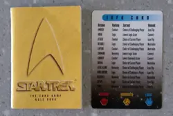 1996 STAR TREK The Card Game with Rulebook Unplayed - Image 2