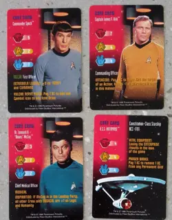 1996 STAR TREK The Card Game with Rulebook Unplayed - Image 3