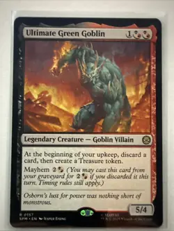 MTG Ultimate Green Goblin 0157 Regular Marvel's Spider-Man NM SPM - Image 1