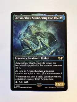 Arixmethes, Slumbering Isle - SHOWCASE - MTG Multiverse Legends - NM - Image 1