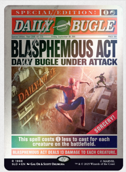🔥‍NEW Secret Lair x Marvel's Spider-Man: Daily Bugle Breaking News Foil | MTG - Image 2
