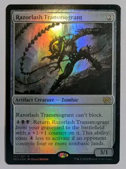 Razorlash Transmogrant The Brothers' War Foil - MTG RARE - Image 1