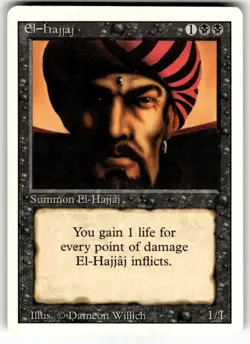 El-Hajjaj Revised Edition Regular MTG NM - Image 1