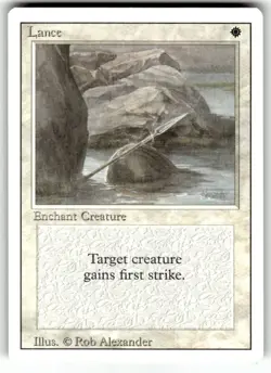 Lance Revised Edition Regular MTG - Image 1