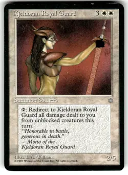 Kjeldoran Royal Guard Ice Age Regular MTG - Image 1