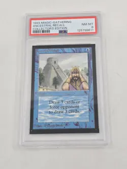 Collectors' Edition Ancestral Recall PSA 8 MTG CE Magic: The Gathering Rare - Image 1