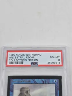 Collectors' Edition Ancestral Recall PSA 8 MTG CE Magic: The Gathering Rare - Image 2