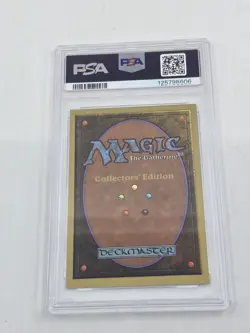 1993 Magic The Gathering MTG Mox Sapphire Collector's Edition PSA 7 - Image 3