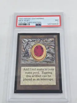 MOX RUBY 1993 MTG Collector's Edition Magic the Gathering PSA 7 Collectors' Ed. - Image 1