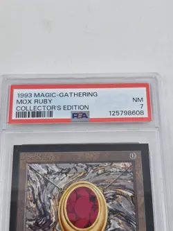 MOX RUBY 1993 MTG Collector's Edition Magic the Gathering PSA 7 Collectors' Ed. - Image 2