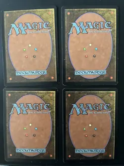 4 Brainstorm Japanese With Rush Stamp No Signed Mtg Magic Tempesta Celebrale - Image 2