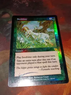 MTG magic cards 1x Seedtime - Foil Judgment MP - English - Image 1