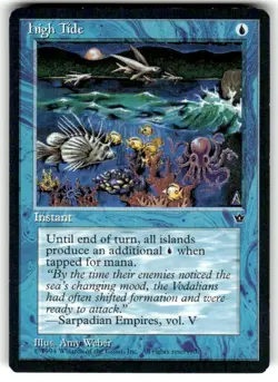 High Tide (Weber) (NM) Fallen Empires FEM Magic MTG - Image 1
