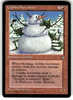 Goblin Snowman Ice Age Regular MTG - Image 1