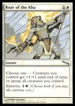 Roar of the Kha Mirrodin MTG Magic the Gathering card - Image 1