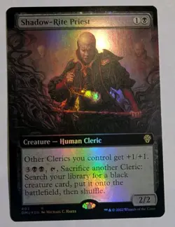Shadow-Rite Priest (Extended Art) Dominaria United Foil - MTG RARE - Image 1